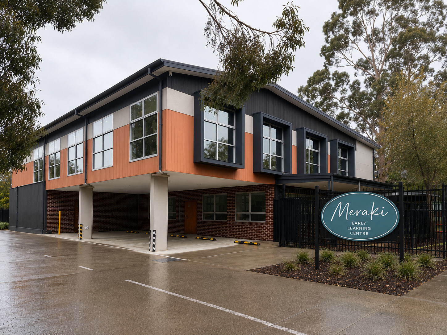 Meraki Mooroolbark — educator with children climbing outdoors